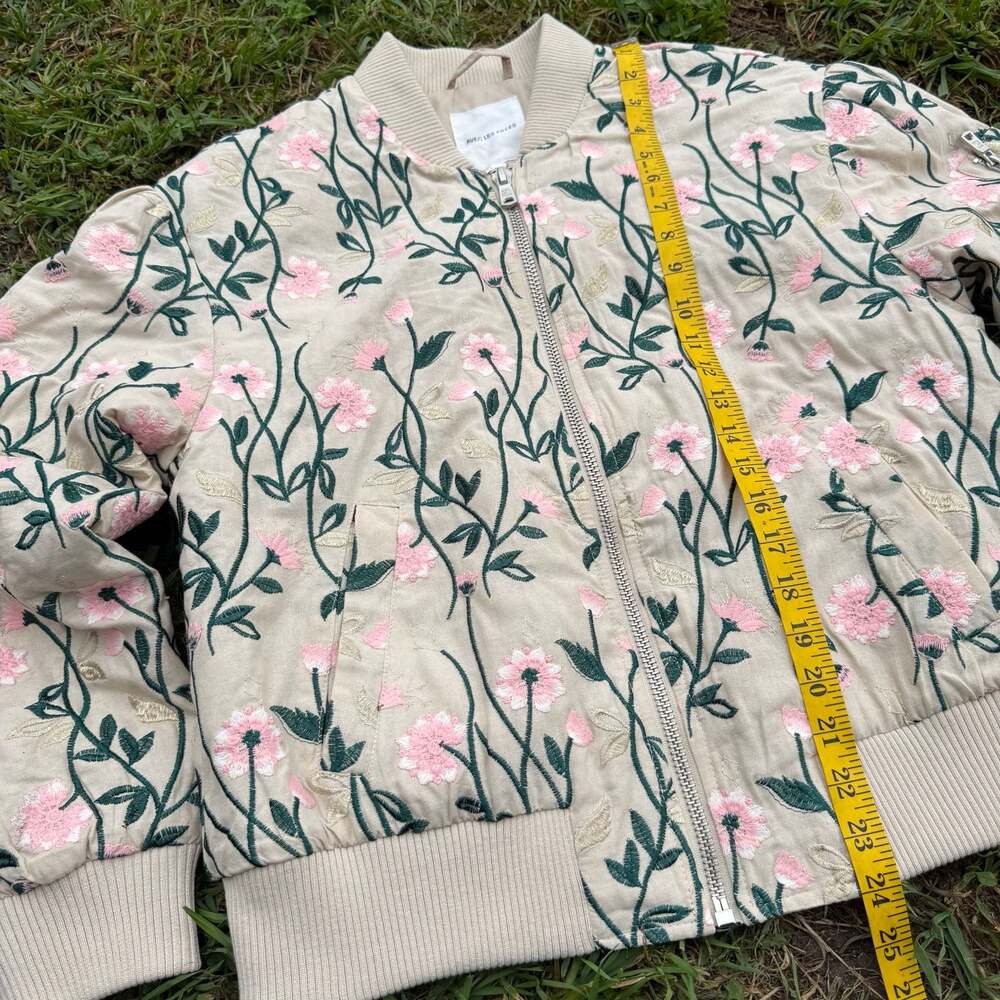 Avec Les Filles Floral Bomber Jacket Sz M - 20% Off - Picture 5 of 7